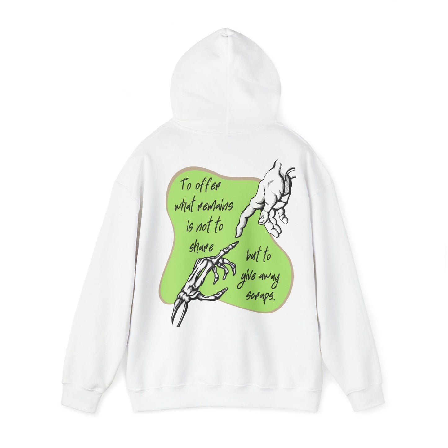 Unisex "scraps" Hooded Sweatshirt