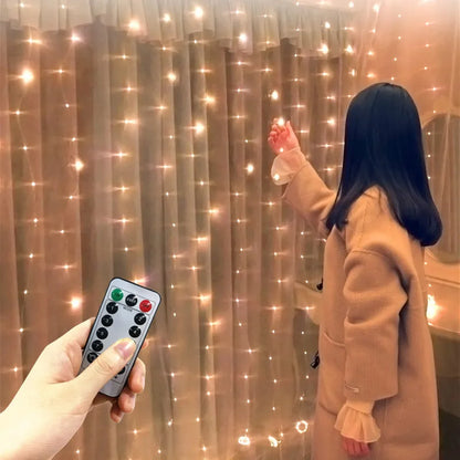 LED Window Curtain String Light 
One color variable