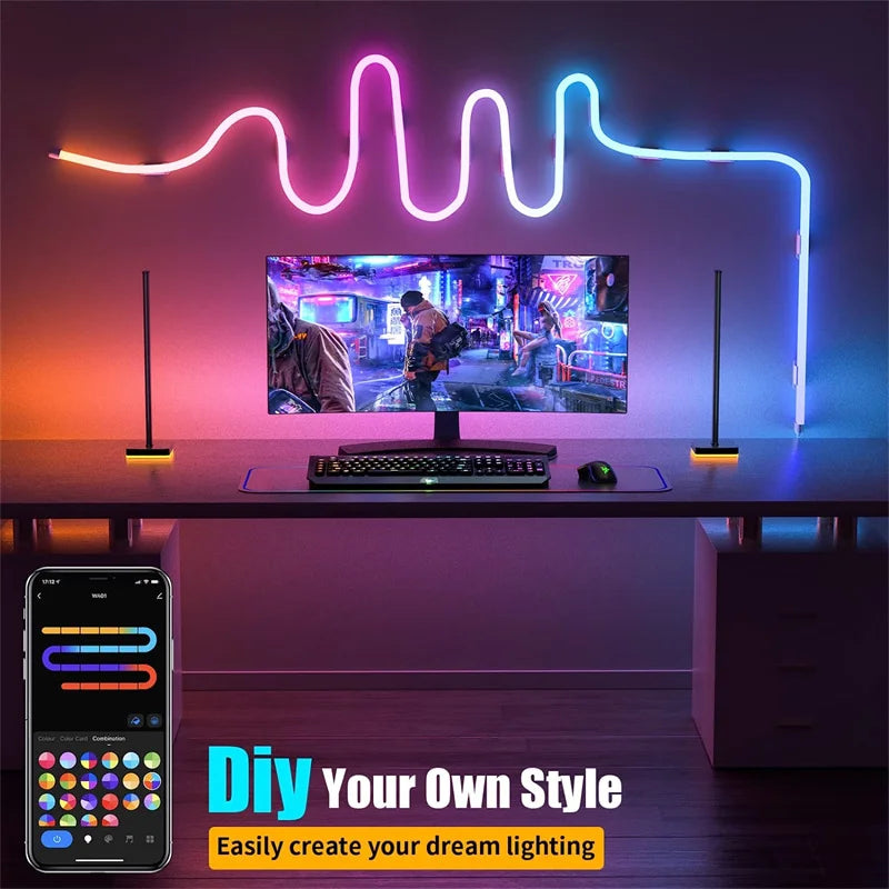 Wireless Neon LED Silicone Strip light