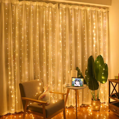 LED Window Curtain String Light 
One color variable